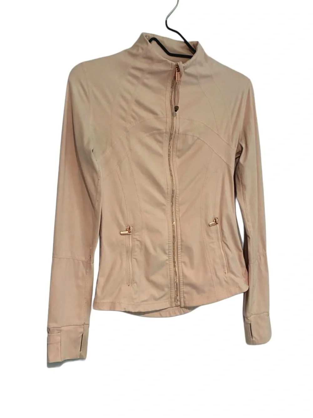 Lululemon Pink Rose Gold Define Jacket Size 4